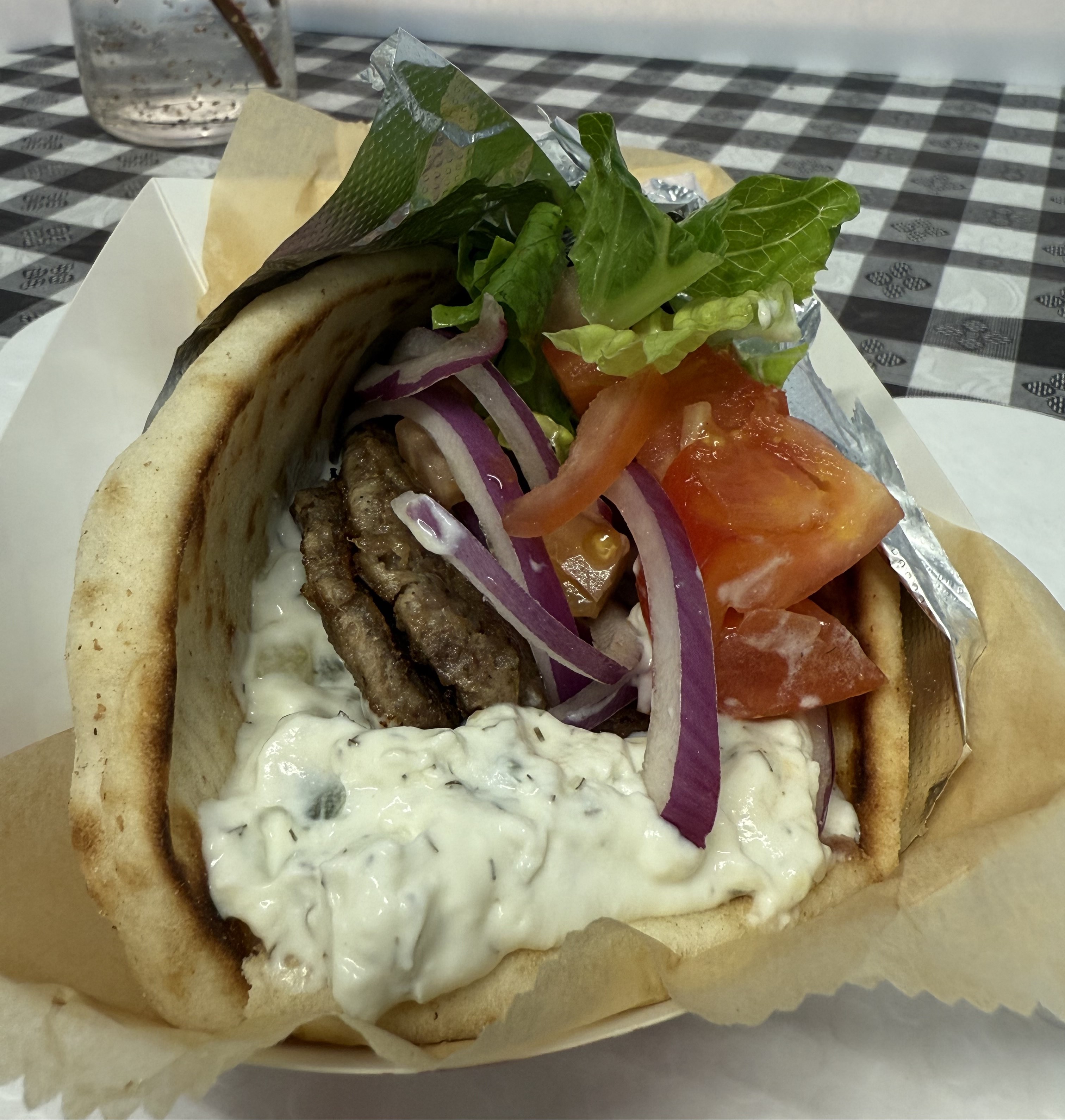 Lamb Gyro Sandwich